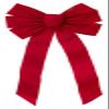 CHRISTMS BOW VELV10X22X3 view 1