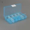 CosCosX 1 pc Plastic 10 Slots Adjustable Compartment Plastic Box Jewelry Bead Storage Bin Case Craft Organizer view 1