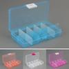 CosCosX 1 pc Plastic 10 Slots Adjustable Compartment Plastic Box Jewelry Bead Storage Bin Case Craft Organizer view 2