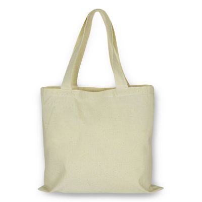 Eco Friendly Cotton Reusable Grocery Shopping Tote Bags, Natural, Set of 24