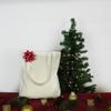 Eco Friendly Cotton Reusable Grocery Shopping Tote Bags, Natural, Set of 24 view 2
