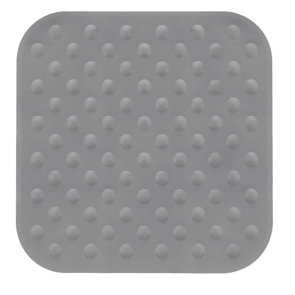 Kleine Wolke Formosa, Shower mat, 53x 53 cm, Anthracite, Rubber, Multicolor