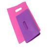 Thrifty Totes 200 Cute Pink & Purple Plastic Merchandise Bags 9x12 Small Retail Shopping Bags with Handles, Extra Strength 2.5mil HDPE with Matte Finish view 1