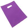 Thrifty Totes 200 Cute Pink & Purple Plastic Merchandise Bags 9x12 Small Retail Shopping Bags with Handles, Extra Strength 2.5mil HDPE with Matte Finish view 2