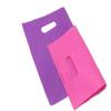 Thrifty Totes 200 Cute Pink & Purple Plastic Merchandise Bags 9x12 Small Retail Shopping Bags with Handles, Extra Strength 2.5mil HDPE with Matte Finish view 3