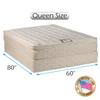 Dreamy Collection Medium Firm Eurotop (Pillowtop) Queen 60"x80"x10" Mattress and Box Spring Set-Spinal Back Support, Premium Edge Guards, Longlasting Comfort by Dream Solutions USA view 2