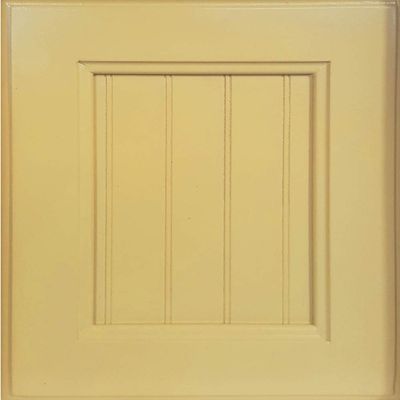 American Heartland Poplar Tall TV Console in Yellow