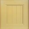 American Heartland Poplar Tall TV Console in Yellow view 1