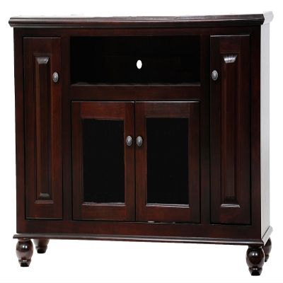 American Heartland Poplar Deluxe Entertainment Console in Yellow