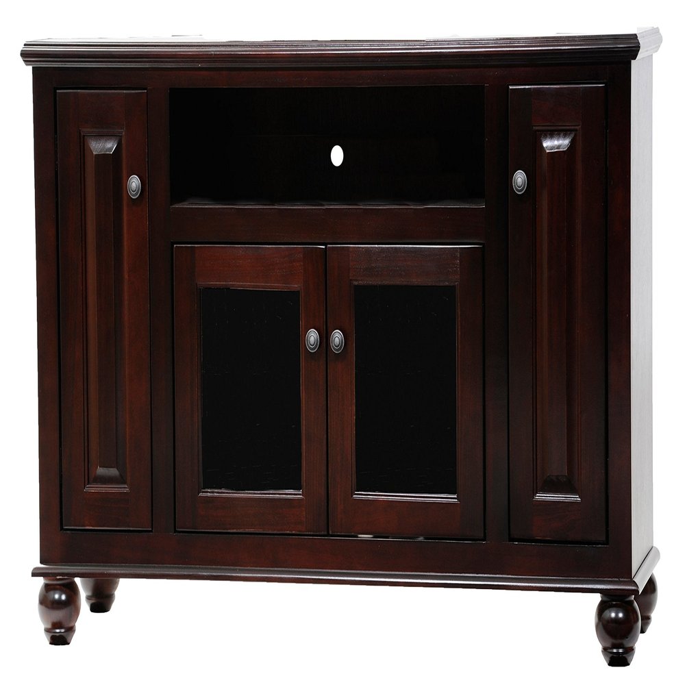 American Heartland Poplar Deluxe Entertainment Console in Yellow