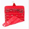Angelina's Palace Brac Jewelry Hanger Organizer home storage hanger and travel organizer rollup with detachable holders and cover protection (Diamond Red) view 3