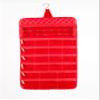 Angelina's Palace Brac Jewelry Hanger Organizer home storage hanger and travel organizer rollup with detachable holders and cover protection (Diamond Red) view 4