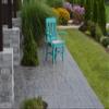 A & L Furniture Traditional Dining Chair with Arms, Aruba Blue view 1