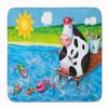 Caroline's Treasures APH0085RUG Cow Fishing off of a Pier Machine Washable Memory Foam Mat, Bathroom Rug, Non-Slip Bath Mat, Durable Thick Washable Rugs for Kitchen, Bathroom Quick Dry, Decorative Art view 1
