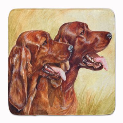 Caroline's Treasures CDCO0225RUG Irish Setters Machine Washable Memory Foam Mat, Bathroom Rug, Non-Slip Bath Mat, Durable Thick Washable Rugs for Kitchen, Bathroom Quick Dry, Decorative Artwork,