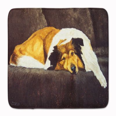 Caroline's Treasures AMB1031RUG Collie by Tanya and Craig Amberson Machine Washable Memory Foam Mat, Bathroom Rug, Non-Slip Bath Mat, Durable Thick Washable Rugs for Kitchen, Bathroom Quick Dry, Decor