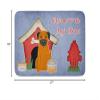 Caroline's Treasures BB2793RUG Dog House Collection Border Terrier Machine Washable Memory Foam Mat, Bathroom Rug, Non-Slip Bath Mat, Durable Thick Washable Rugs for Kitchen, Bathroom Quick Dry, Decor view 2