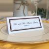 Double Line Border Printable Place Cards, Chocolate, Set of 60 (10 Sheets), Laser & Inkjet Compatible - Wedding, Party, Dinner, and Special Events - Made in the USA view 1