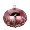 Inge-Glas Kugel Ball Vintage Lightness 20359T008 German Glass Christmas Ornament view 1