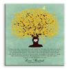 11x14 Mounted Canvas Art Print - Thank You Gift for Parents Personalized Gift for Mother of Groom or Bride Family Wedding Poem Tree Gift - With Gift Wrapping LTC-C1104 view 1