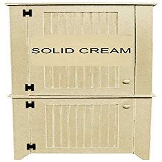 Sawdust City 2 Piece Kitchen Pantry Cabinet (Solid Cream)