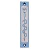 Agayof Healing Snake and Shin Mezuzah 0.8" x 4" / 2 x 10 cm - Teal view 1
