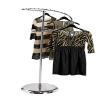 Chrome 29-Ball Spiral Garment Rack view 1