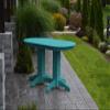 A & L Furniture Oval Dining Table without Hole, Aruba Blue view 1