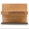 ALFI brand AB5511 16" Shelf with Chrome Towel Bar Bathroom Accessory, Natural Wood view 4