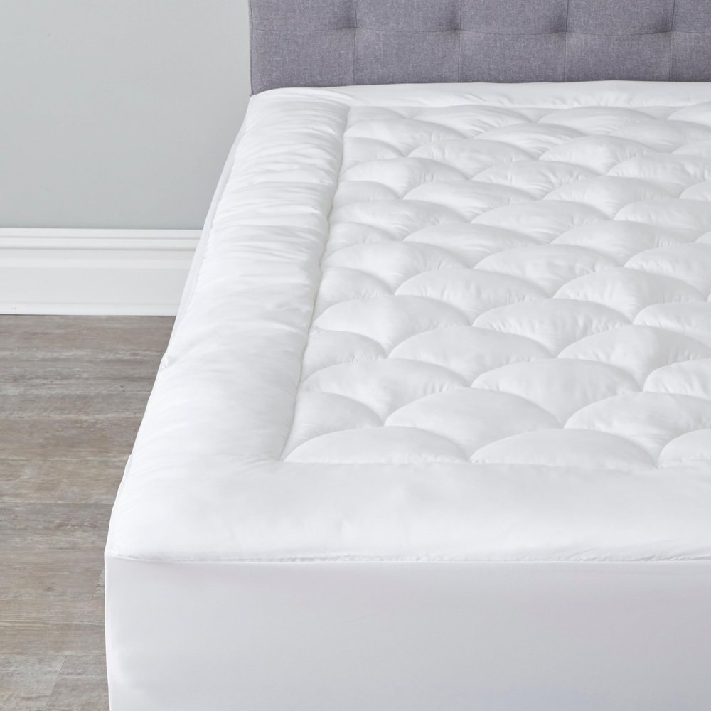 BrylaneHome Magic Cloud Mattress Pad - Twin, White