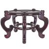 Oriental Rosewood Fish Bowl Stand (6.5" W X 4.5" H) view 1