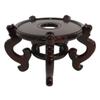 Oriental Rosewood Fish Bowl Stand (6.5" W X 4.5" H) view 4