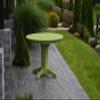 A & L Furniture Round Dining Table Without Hole, 44", Lime view 1