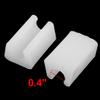 uxcell Plastic Chair Foot U Shaped Floor Glides Tubing Caps Cover 9mm Dia view 2