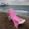 Bersuse Beach Towels Peshtemal Turkish Towels Anatolia Collection Premium Turkish Beach Towel, 100% Cotton, Large, Quick-Dry, Sand-Free, Lightweight - 37x70 Inches, Pink (Set of 6) view 2
