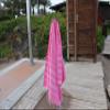 Bersuse Beach Towels Peshtemal Turkish Towels Anatolia Collection Premium Turkish Beach Towel, 100% Cotton, Large, Quick-Dry, Sand-Free, Lightweight - 37x70 Inches, Pink (Set of 6) view 4