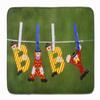 Caroline's Treasures APH5091RUG New Baby Clown Clothesline Machine Washable Memory Foam Mat, Bathroom Rug, Non-Slip Bath Mat, Durable Thick Washable Rugs for Kitchen, Bathroom Quick Dry, Decorative Ar view 1
