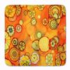 Caroline's Treasures 8987RUG Abstract Flowers in Oranges and Yellows Machine Washable Memory Foam Mat, Bathroom Rug, Non-Slip Bath Mat, Durable Thick Washable Rugs for Kitchen, Bathroom Quick Dry, Dec view 1