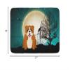 Caroline's Treasures BB2310RUG Halloween Scary English Bulldog Red White Machine Washable Memory Foam Mat, Bathroom Rug, Non-Slip Bath Mat, Durable Thick Washable Rugs for Kitchen, Bathroom Quick Dry view 3