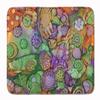 Caroline's Treasures 8971RUG Abstract in Purple Green and Orange Machine Washable Memory Foam Mat, Bathroom Rug, Non-Slip Bath Mat, Durable Thick Washable Rugs for Kitchen, Bathroom Quick Dry, Decorat view 1