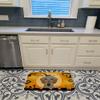 Caroline's Treasures BB1791RUG Halloween Wirehaired Dachshund Machine Washable Memory Foam Mat, Bathroom Rug, Non-Slip Bath Mat, Durable Thick Washable Rugs for Kitchen, Bathroom Quick Dry, Decorative view 3