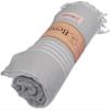 Bersuse Towels Anatolia XL Beach Blanket Throw Blanket Turkish Towel 100% Cotton Extra-Large Quick-Dry Lightweight Premium Peshtemal Towel - 61x82 Inches, Silver Grey (Set of 3) view 2