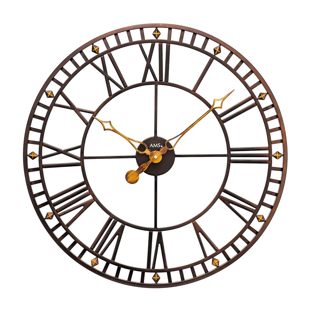 AMS Modern Wall Clock with Quartz Movement from