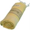 Bersuse Towels Anatolia XL Beach Blanket Throw Blanket Turkish Towel 100% Cotton Extra-Large Quick-Dry Lightweight Premium Peshtemal Towel - 61x82 Inches, Yellow (Set of 3) view 2