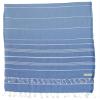 Bersuse Towels Anatolia XL Beach Blanket Throw Blanket Turkish Towel 100% Cotton Extra-Large Quick-Dry Lightweight Premium Peshtemal Towel - 61x82 Inches, Grey Blue (Set of 3) view 1
