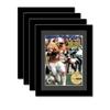 Creative Picture Frames 8" x 10.75" Sports Illustrated Magazine Display Frame, Suitable for 1981-1990 Collector's Edition Sports Magazines with Wall Mount & Easel, Black Mat, Pack of 4 view 1