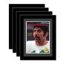 Creative Picture Frames 8.25" x 11" Sports Illustrated Magazine Display Frame, Suitable for Up to 1970 Collector's Edition Sports Magazines with Wall Mount & Easel, Black Mat, Pack of 4 view 1