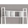 BOWERY HILL 32" Mid-Century Engineered Wood/Metal Computer Desk in White view 4