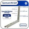 Appli Parts Soporte para montaje en pared de Unidad Condensadora Externa de Mini Split hasta 150kg modelo APAB-2160 incluye kit de fijacion, pernos y gomas view 2