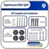 Appli Parts Soporte para montaje en pared de Unidad Condensadora Externa de Mini Split hasta 150kg modelo APAB-2160 incluye kit de fijacion, pernos y gomas view 3